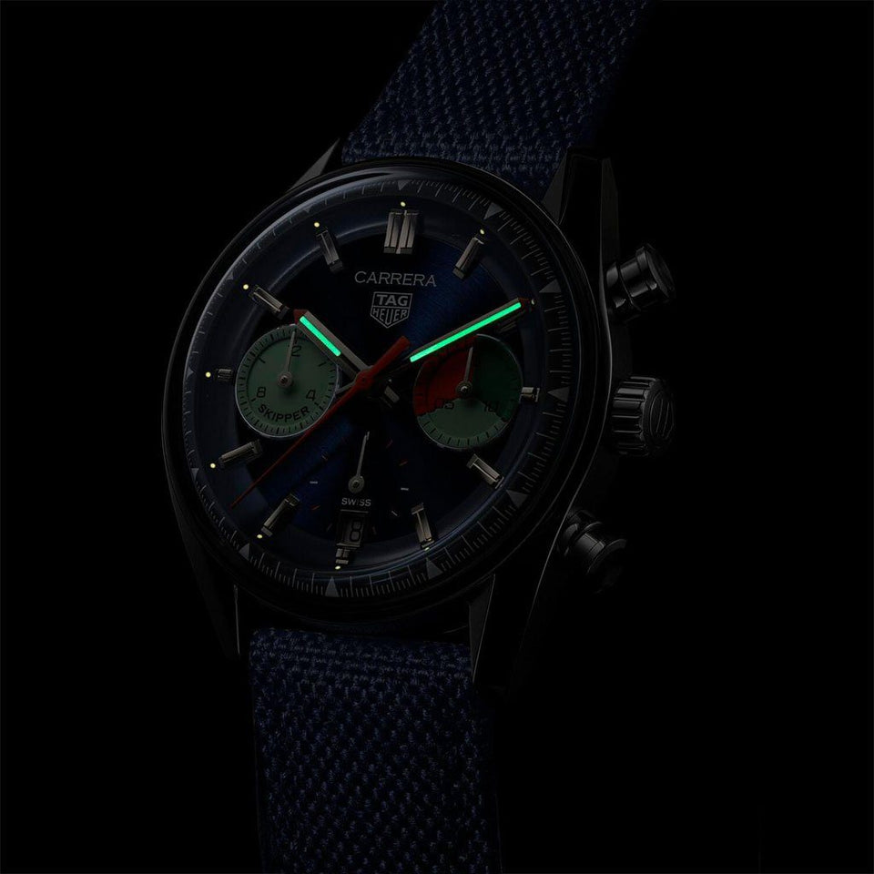 TAG Heuer Carrera Chronograph Skipper 39mm Automatic Watch at David M Robinson
