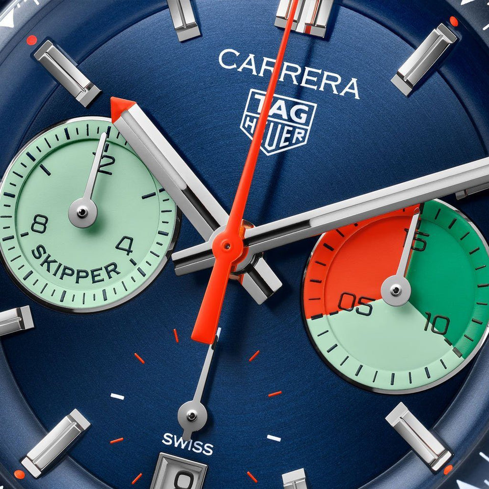 TAG Heuer Carrera Chronograph Skipper 39mm Automatic Watch at David M Robinson