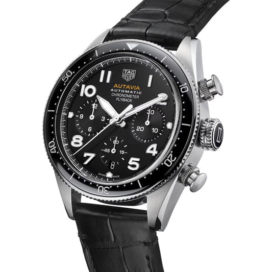 TAG Heuer Autavia Flyback Chronometer 42mm Watch at David M Robinson