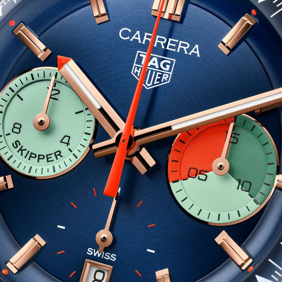 TAG Heuer Carrera Chronograph Skipper 39mm Automatic Watch at David M Robinson