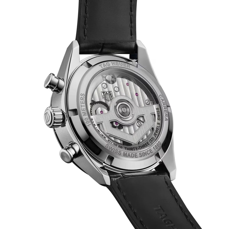 TAG Heuer Carrera Chronograph Tourbillon 42mm Watch at David M Robinson