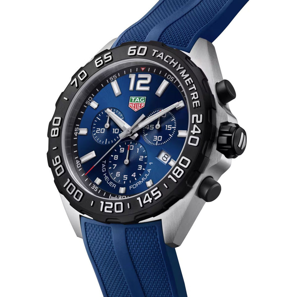 TAG Heuer Formula 1 Chronograph 43mm Steel Quartz Watch at David M Robinson