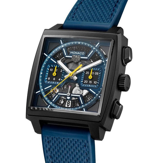TAG Heuer Monaco Automatic Chronograph 39mm Watch at David M Robinson