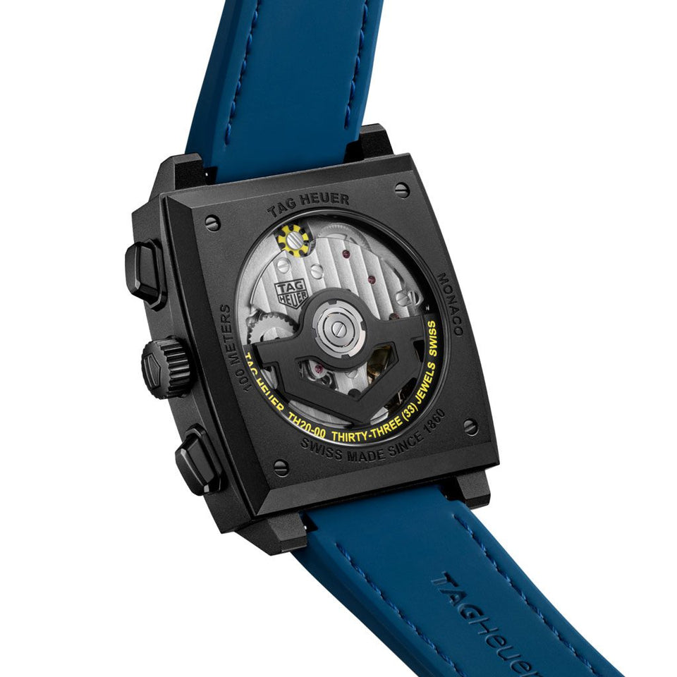 TAG Heuer Monaco Automatic Chronograph 39mm Watch at David M Robinson
