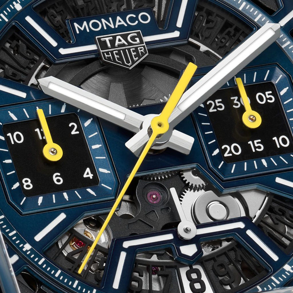 TAG Heuer Monaco Automatic Chronograph 39mm Watch at David M Robinson