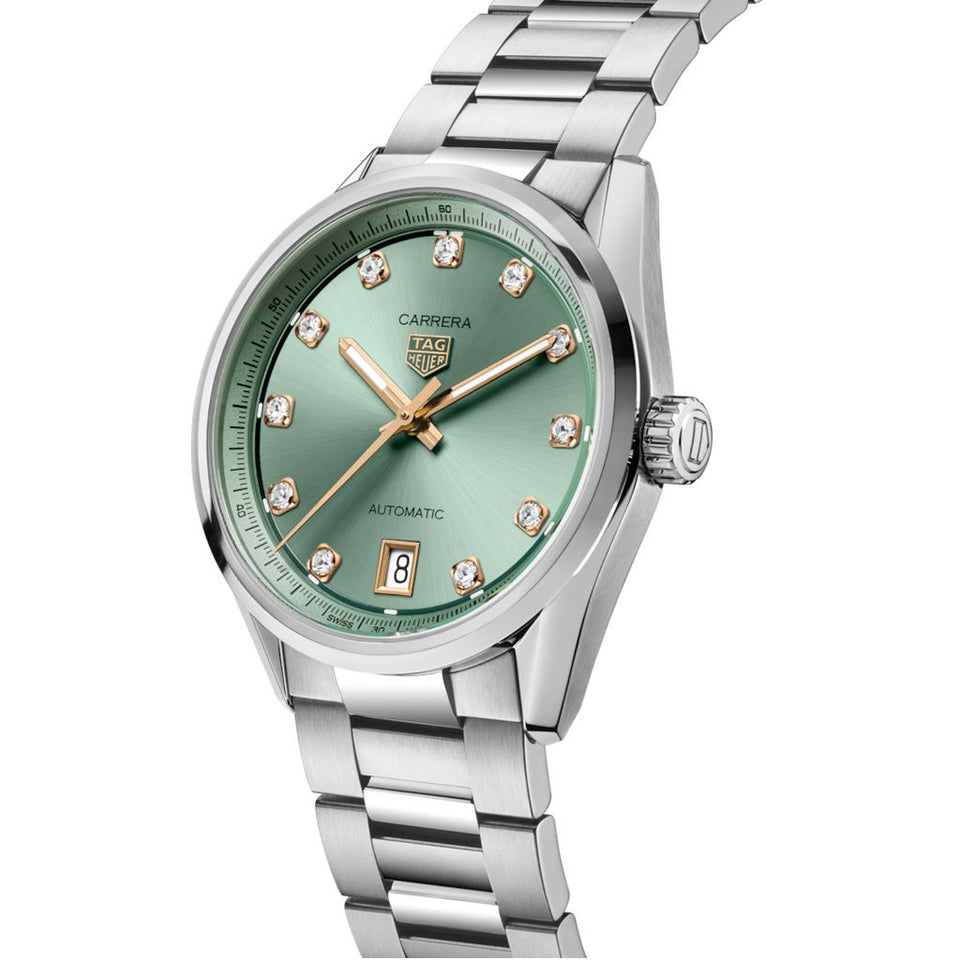 TAG Heuer Carrera Date 36mm Automatic Watch at David M Robinson