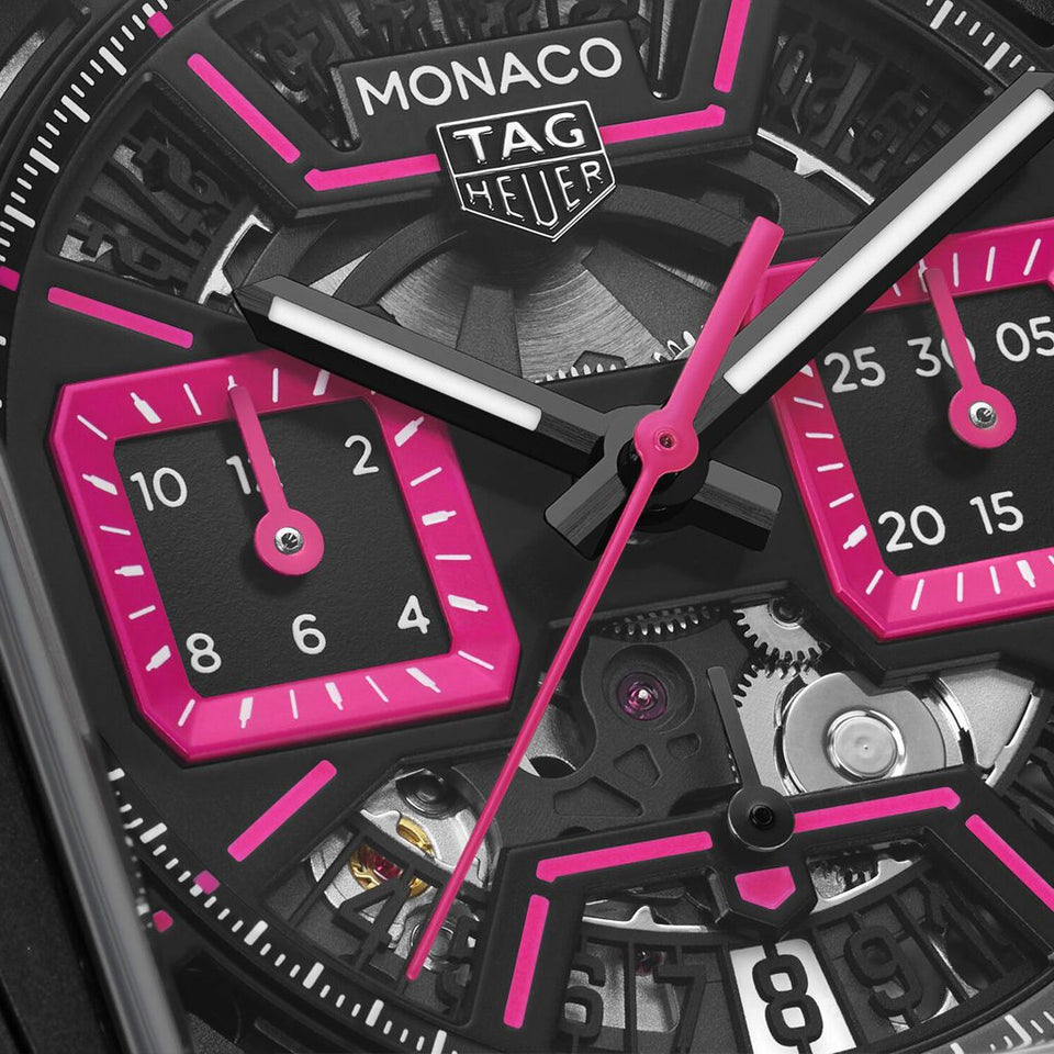 TAG Heuer Monaco Automatic Chronograph 39mm Watch at David M Robinson