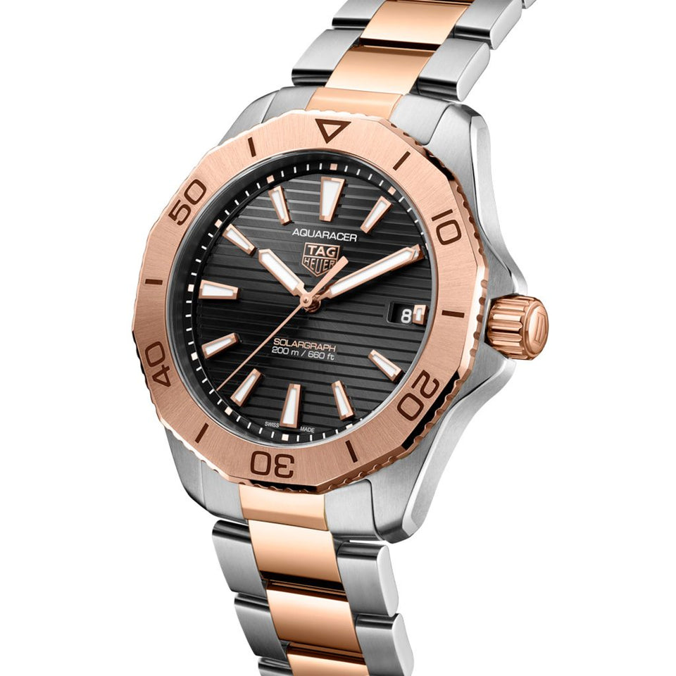 TAG Heuer Aquaracer Professional 200 Solargraph 40mm Watch at David M Robinson