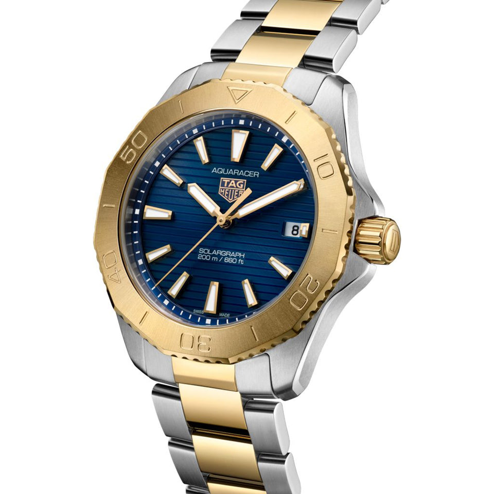 TAG Heuer Aquaracer Professional 200 Solargraph 40mm Watch at David M Robinson