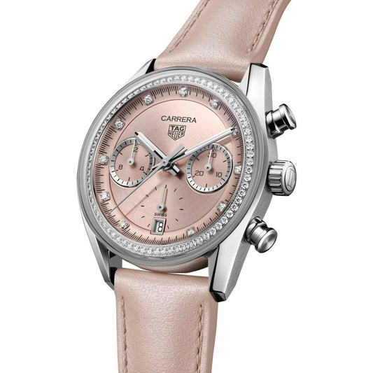 TAG Heuer Carrera Chronograph Steel 39mm Automatic Watch at David M Robinson