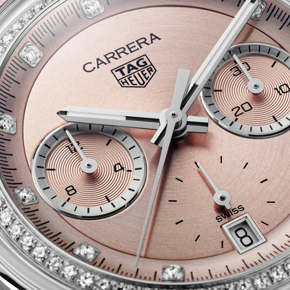 TAG Heuer Carrera Chronograph Steel 39mm Automatic Watch at David M Robinson