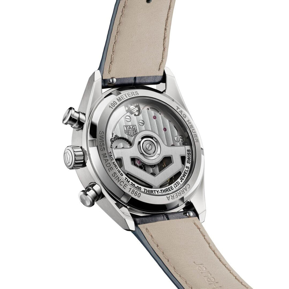 TAG Heuer Carrera Chronograph Steel 39mm Automatic Watch at David M Robinson