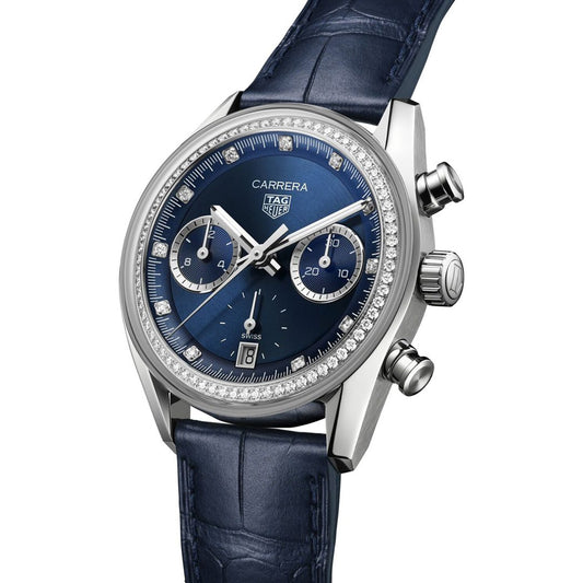 TAG Heuer Carrera Chronograph Steel 39mm Automatic Watch at David M Robinson