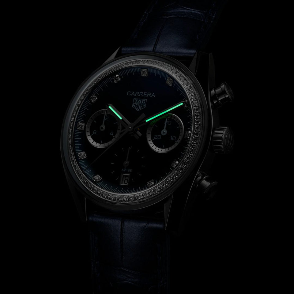 TAG Heuer Carrera Chronograph Steel 39mm Automatic Watch at David M Robinson