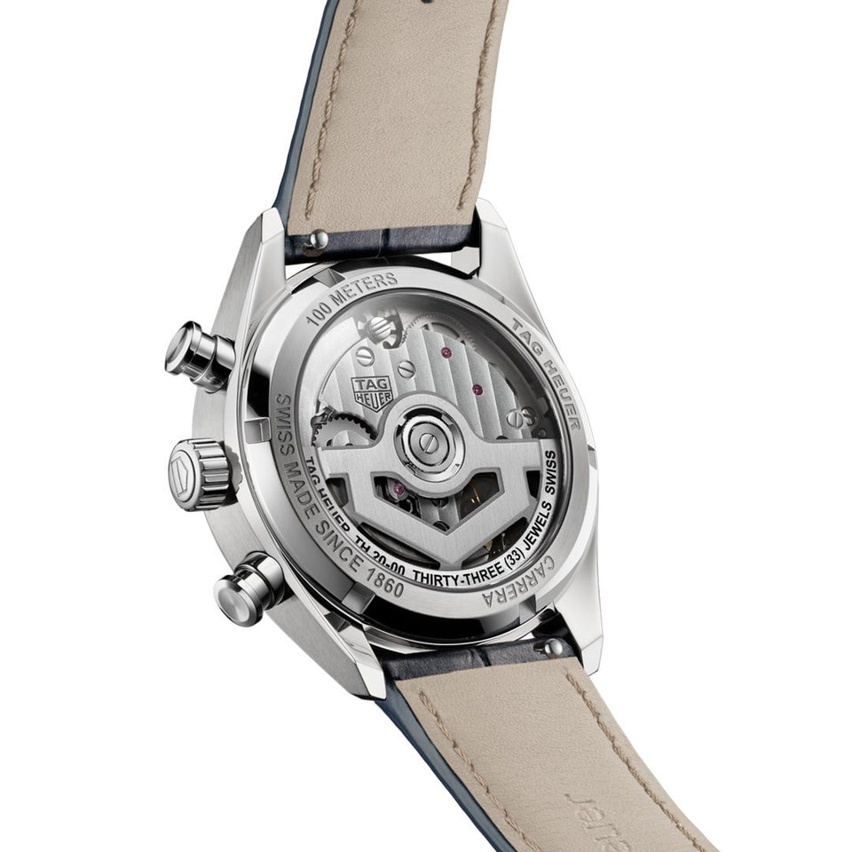 TAG Heuer Carrera Chronograph Steel 39mm Automatic Watch at David M Robinson