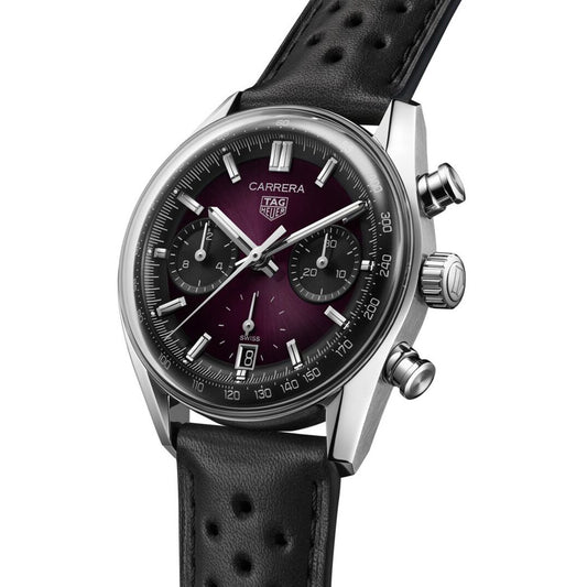 TAG Heuer Carrera Chronograph Steel 39mm Automatic Watch at David M Robinson