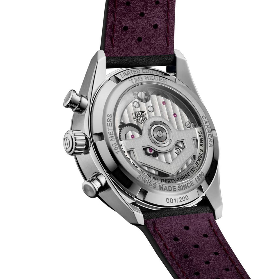 TAG Heuer Carrera Chronograph Steel 39mm Automatic Watch at David M Robinson