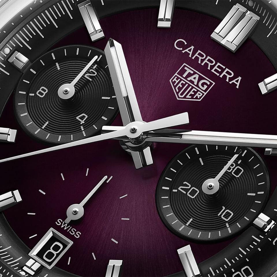 TAG Heuer Carrera Chronograph Steel 39mm Automatic Watch at David M Robinson