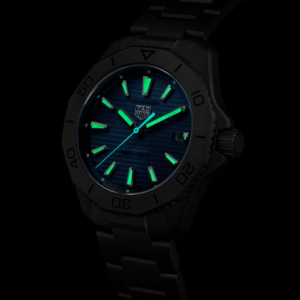 TAG Heuer Aquaracer Professional 200 Solargraph 40mm Watch at David M Robinson