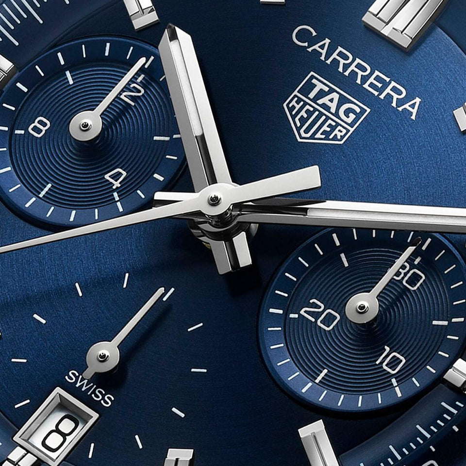 TAG Heuer Carrera Chronograph Steel 39mm Automatic Watch at David M Robinson