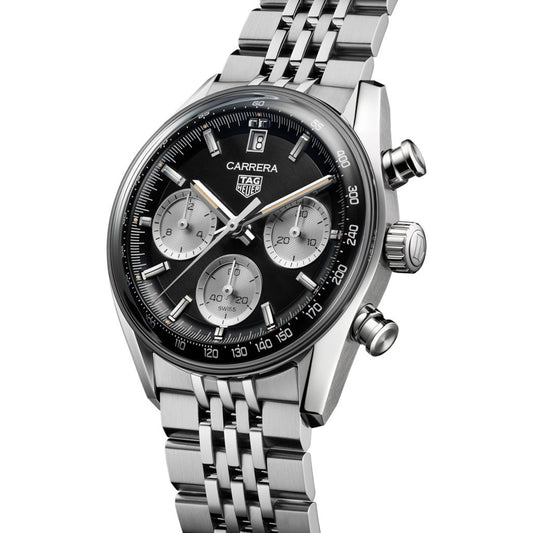TAG Heuer Carrera Chronograph Steel 39mm Automatic Watch at David M Robinson