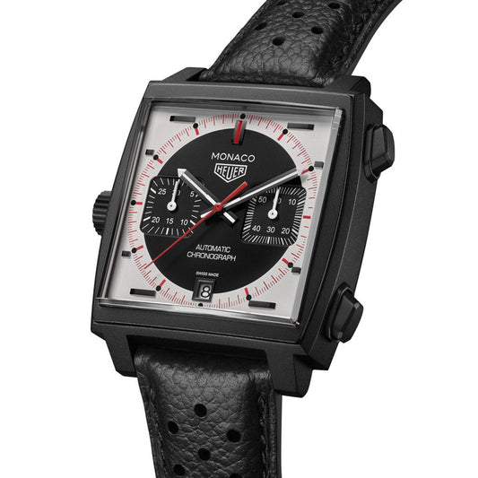 TAG Heuer Monaco Chronograph Stopwatch 39mm Watch at David M Robinson