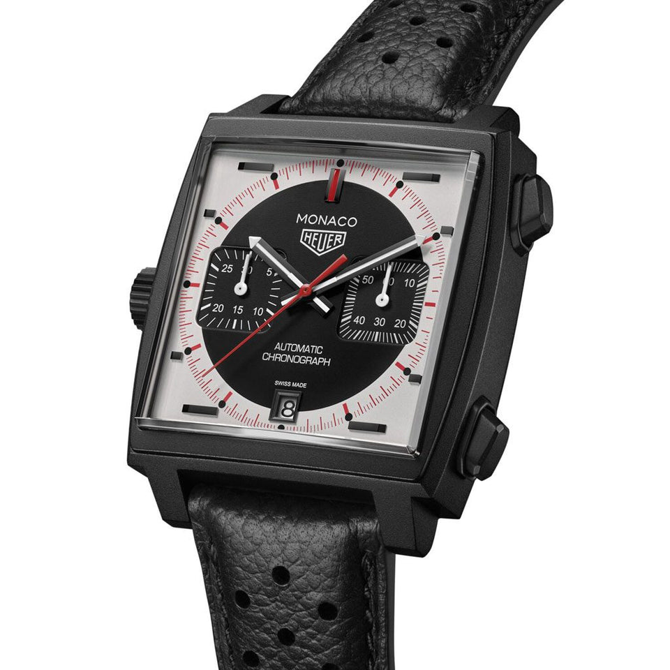 TAG Heuer Monaco Chronograph Stopwatch 39mm Watch at David M Robinson