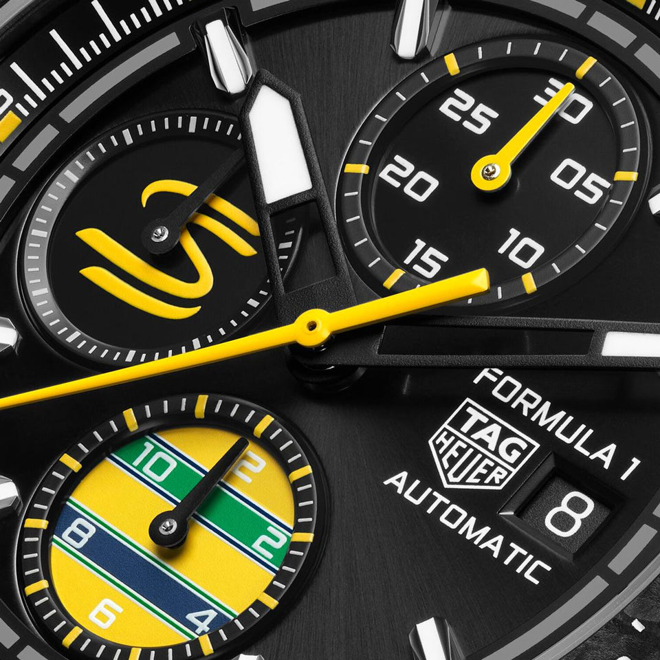 TAG Heuer SPECIAL EDITION Formula 1 Chronograph x Senna 44mm Watch at David M Robinson