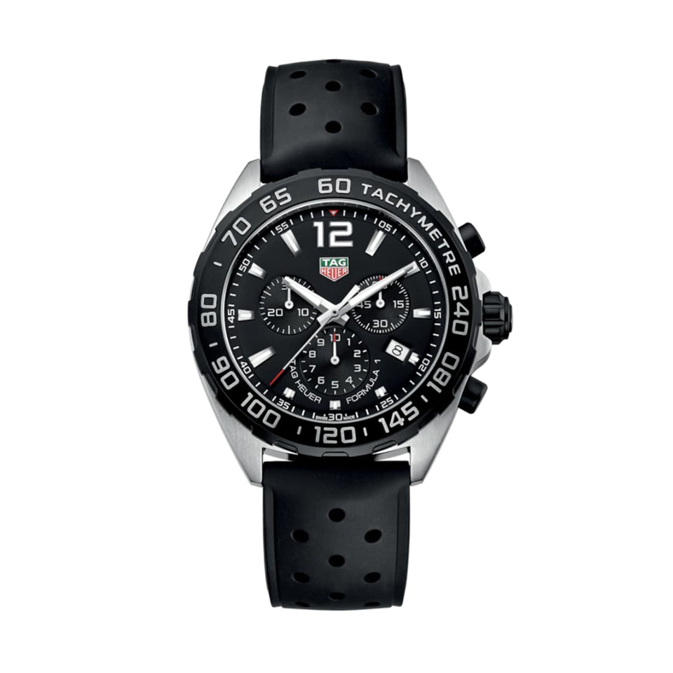 TAG Heuer Formula 1 Chronograph 43mm Steel Quartz Watch at David M Robinson