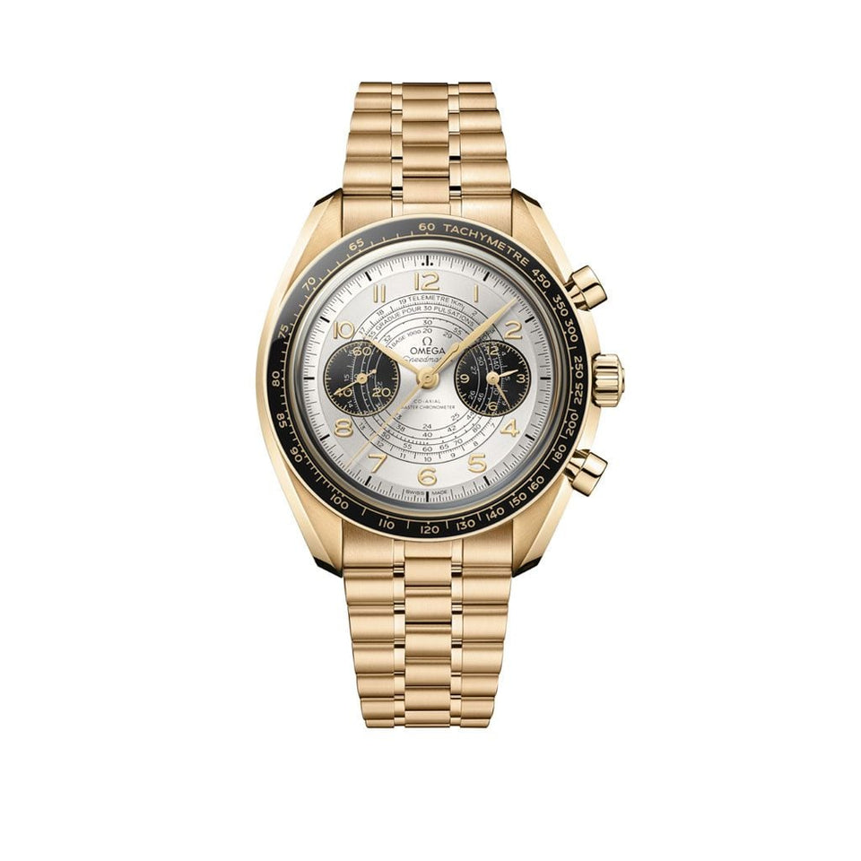 OMEGA Speedmaster Chronoscope 43mm Moonshine&trade; Gold Watch at David M Robinson