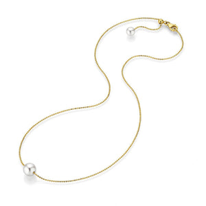 18ct Yellow Gold Akoya Pearl Necklace