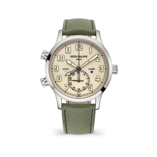 Patek Philippe Complications Calatrava Pilot Travel Time Watch at David M Robinson