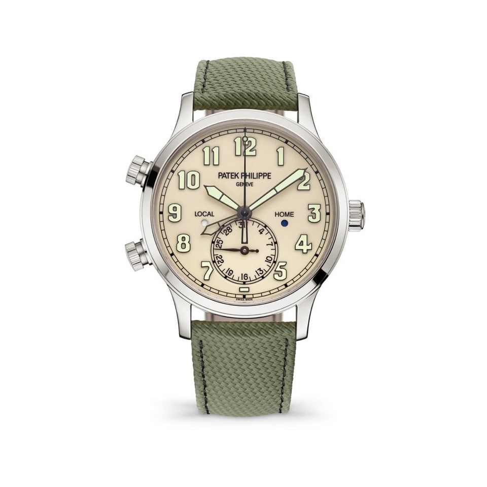 Patek Philippe Complications Calatrava Pilot Travel Time Watch at David M Robinson