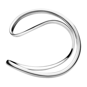 Infinity Sterling Silver Bangle