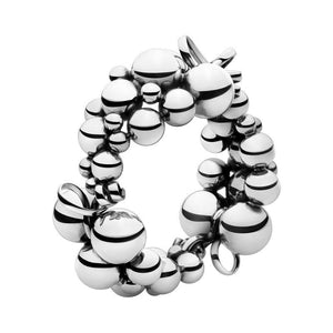 Moonlight Grapes Sterling Silver Bracelet
