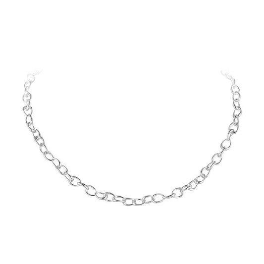 Georg Jensen Offspring Silver Link Necklace at David M Robinson