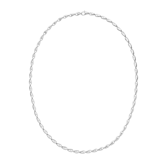 Reflect Silver Slim Necklace