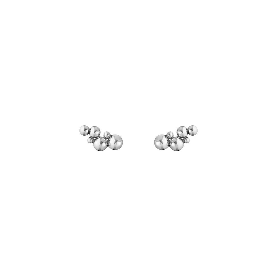 Moonlight Grapes Silver Ear Cuffs