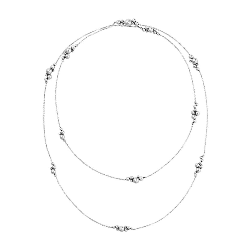 Georg Jensen Moonlight Grapes Sterling Silver Sautoir at David M Robinson