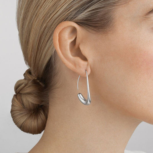 Offspring Silver Earhoops