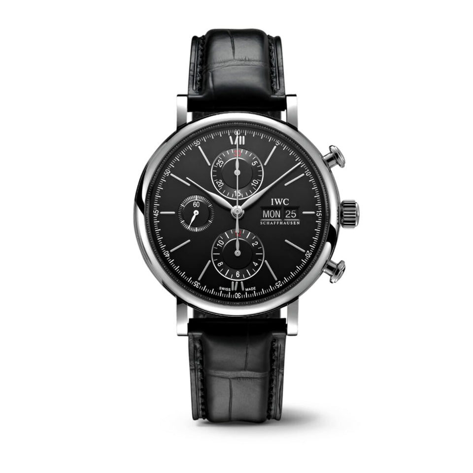 IWC Schaffhausen Portofino Chronograph 42mm Watch at David M Robinson