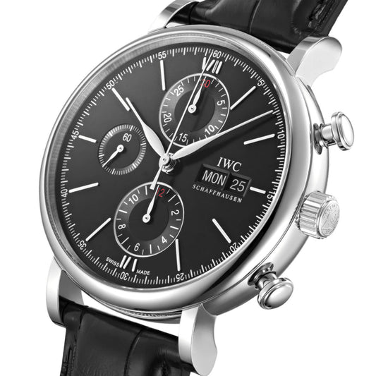 IWC Schaffhausen Portofino Chronograph 42mm Watch at David M Robinson