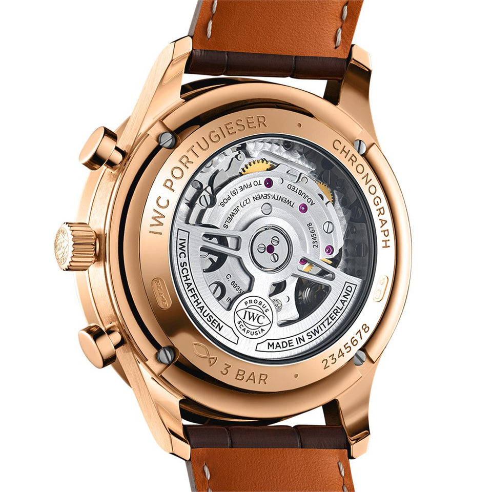 IWC Schaffhausen Portugieser Chronograph at David M Robinson