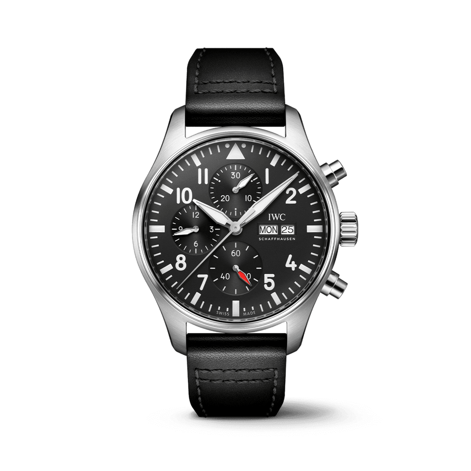 IWC Schaffhausen Pilot's Watch Chronograph at David M Robinson