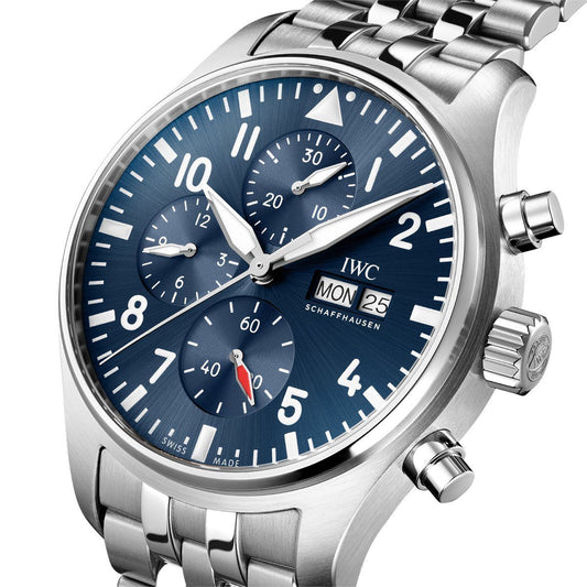 IWC Schaffhausen Pilot's Watch Chronograph at David M Robinson