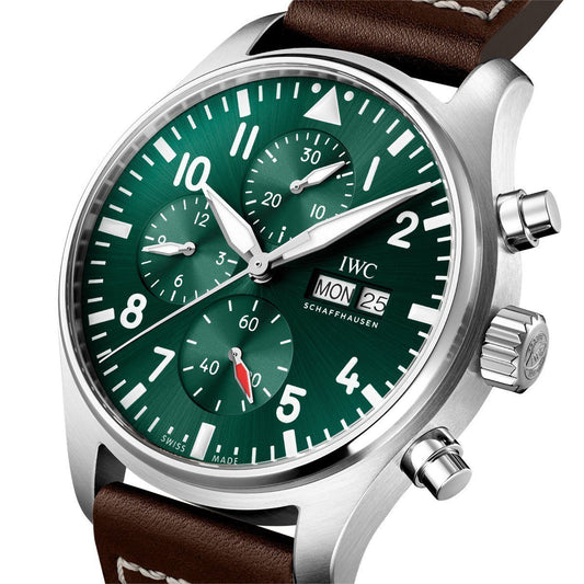 IWC Schaffhausen Pilot's Watch Chronograph at David M Robinson