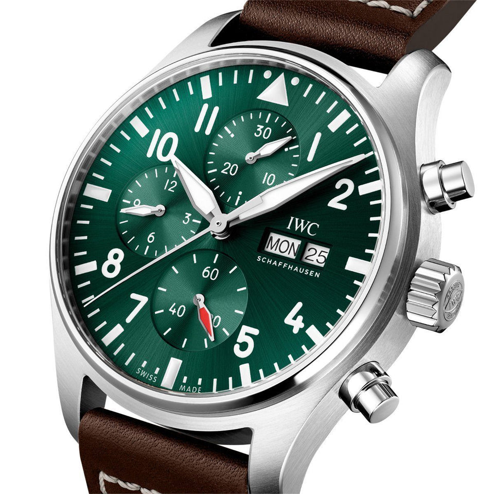 IWC Schaffhausen Pilot's Watch Chronograph at David M Robinson
