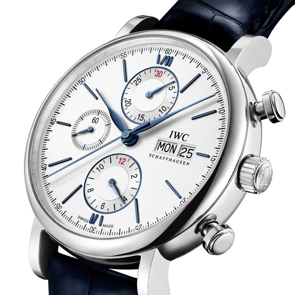 IWC Schaffhausen Portofino Chronograph 42mm Watch at David M Robinson