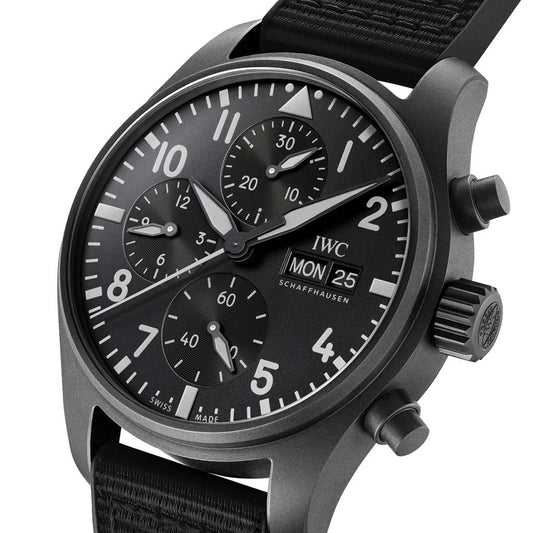 IWC Schaffhausen Pilot's Watch Chronograph 41 TOP GUN CerataniumÂ® at David M Robinson