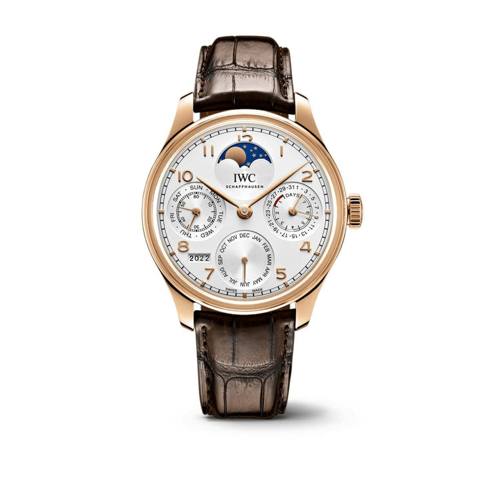 IWC Schaffhausen Portugieser Perpetual Calendar 44mm Watch at David M Robinson